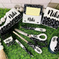 1/2 Leopard Glitter Office Supply Set