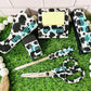 Full Cow Print Glitter Office Supply Set