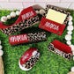1/2 Leopard Glitter Office Supply Set