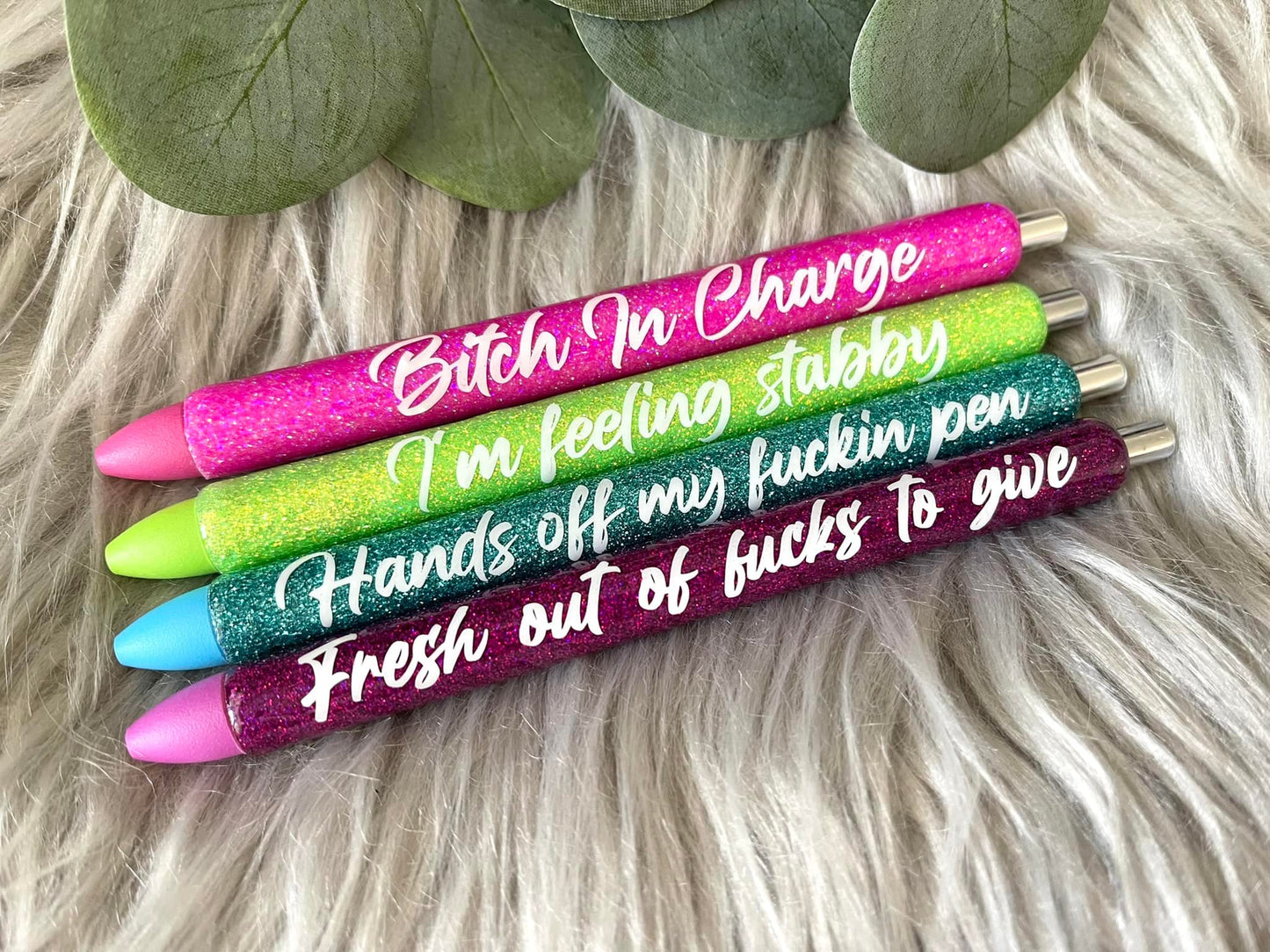Single Color Glitter Pens