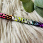Rainbow Leopard Glitter Pen
