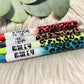 1/2 Leopard Glitter Pen