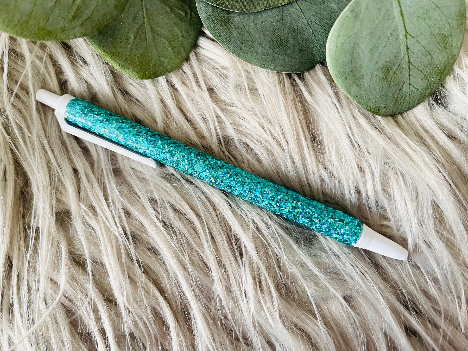 Glitter ballpoint deals pen