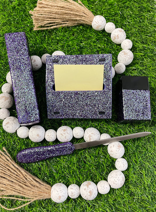 Glitter Office Supply Set